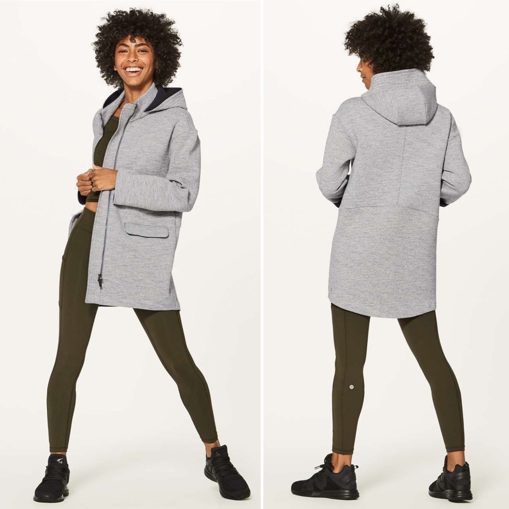 Lululemon New Form Coat - 2 - Grey